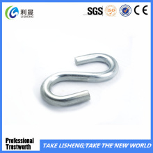 New Silver Galvanized S-Shaped Hook with Eyelet